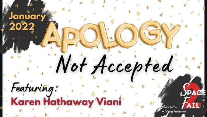 Apology Not Accepted