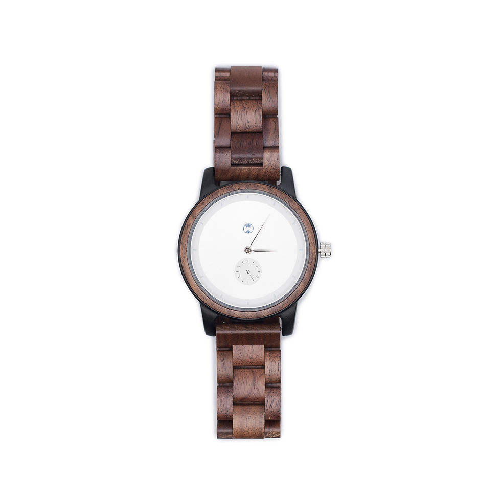 Thumbnail: Wooden watch "DIAMOND" - front