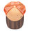 Thumbnail: peach orange cap - wooden brim