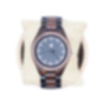 Wooden watch "BLACK PEARL" - gift box front
