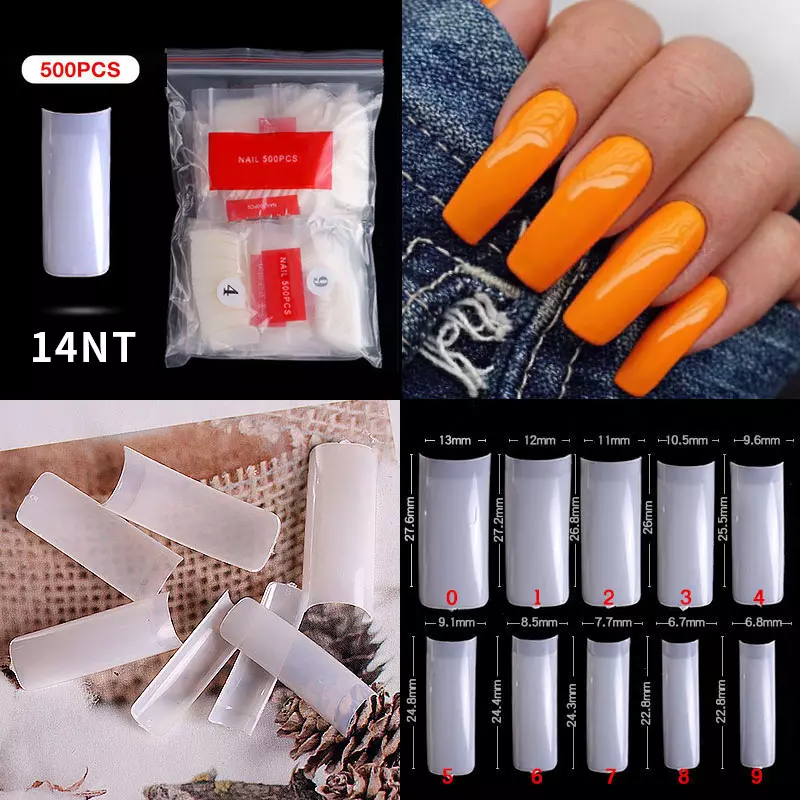 TIP BOLSA CUADRADO NATURAL C/500PZ