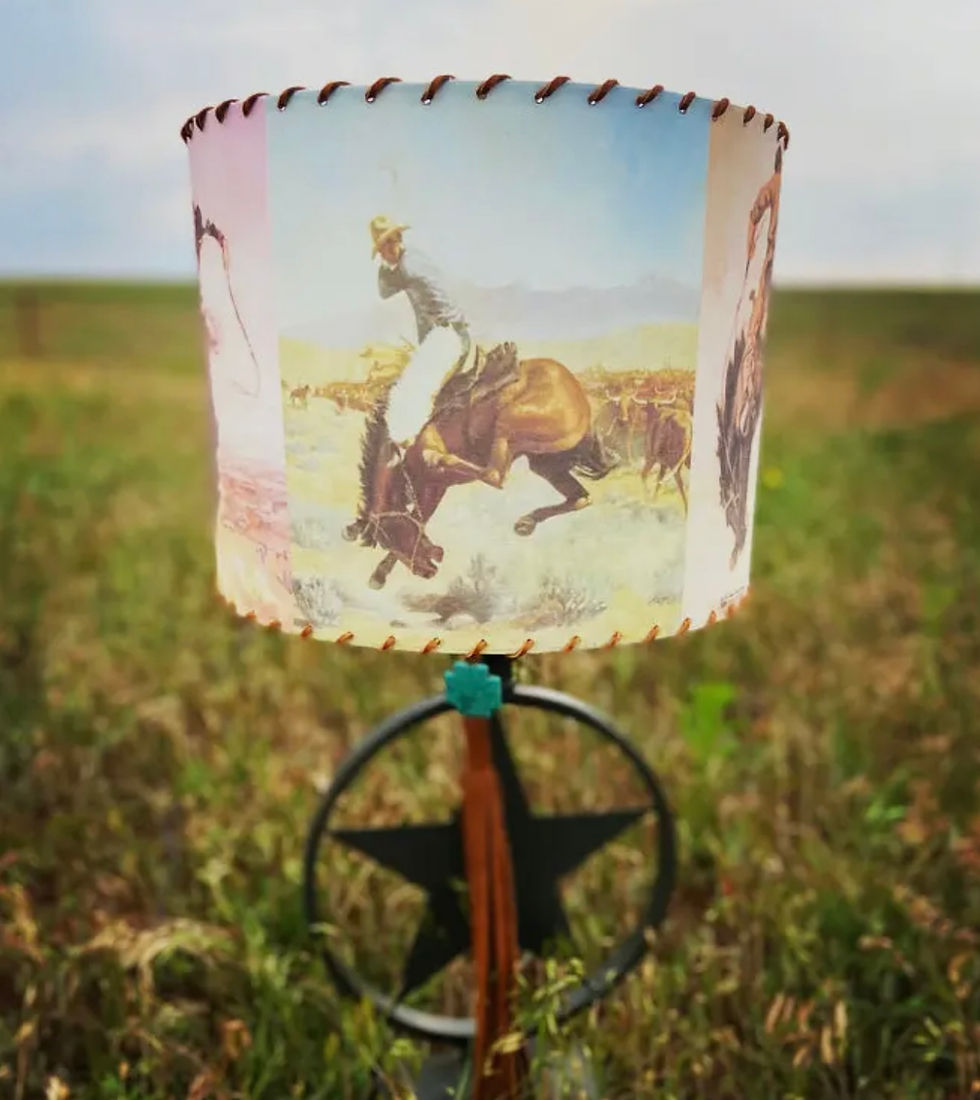 Thumbnail: Rough Rider Lampshade