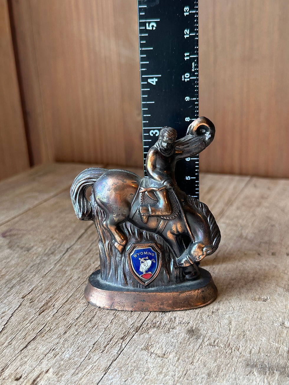 Thumbnail: Wyoming Bucking Bronc Souvenir Statue 