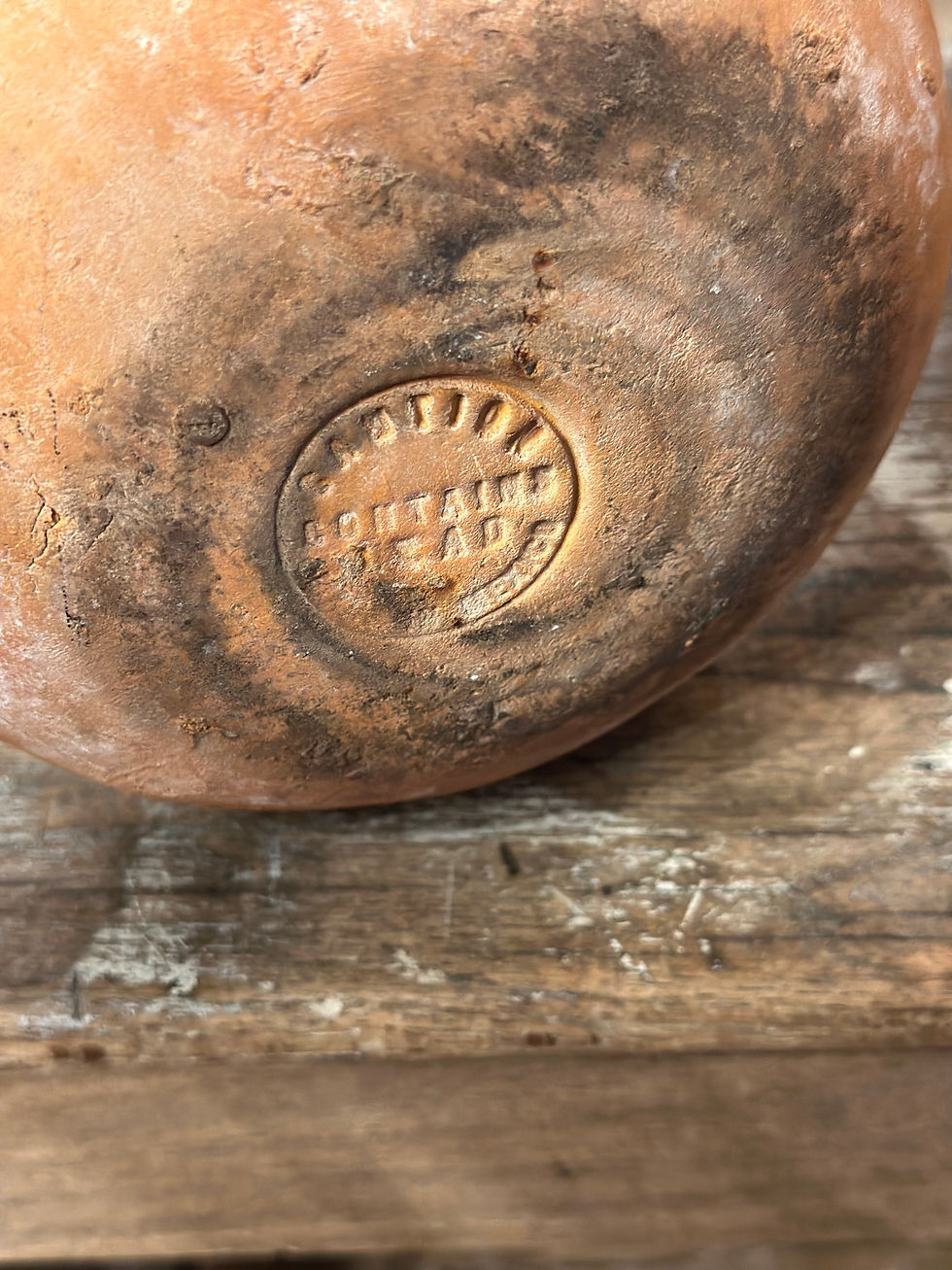 Thumbnail: Mexican Ollas De Barro Terracotta Bean Pot 1 1/4 Gal