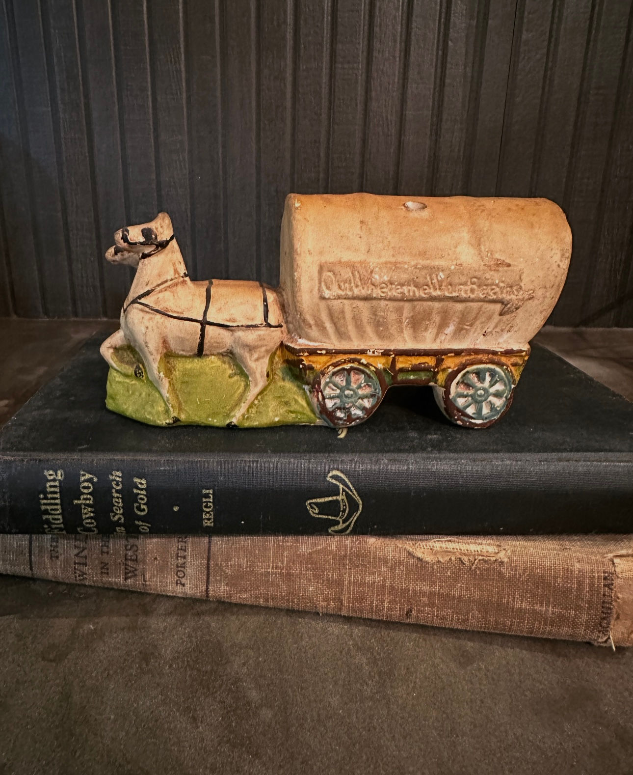 Chalkware Conestoga Covered Wagon [1930’s]