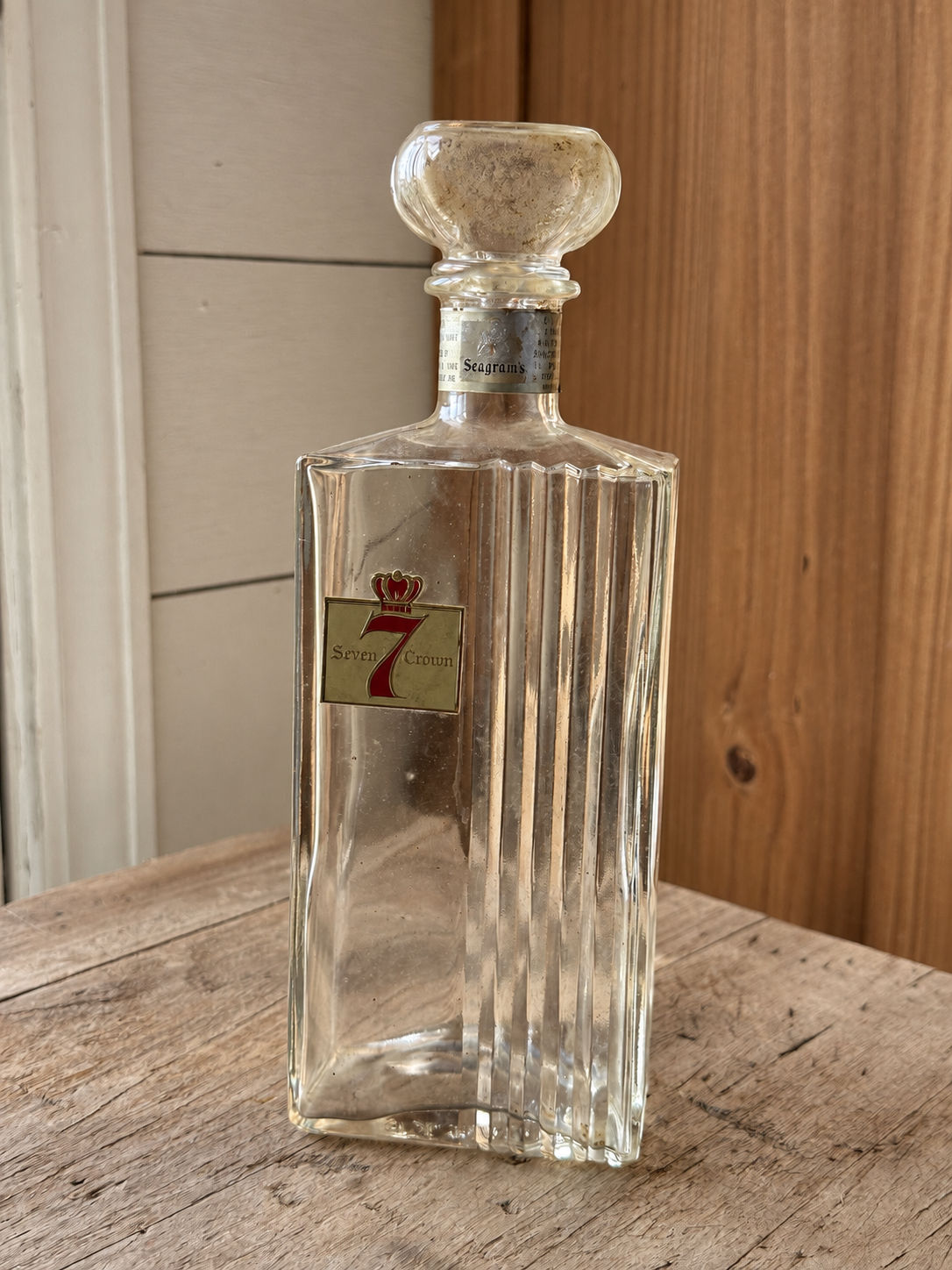 Vintage Seagram’s Seven Crown Decanter