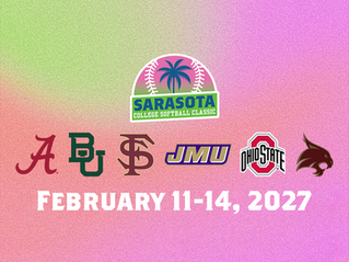 Sarasota College Softball Classic Launches in 2027