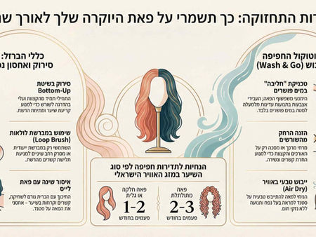 המדריך המלא והנכון לחפיפה וסירוק פאה בבית