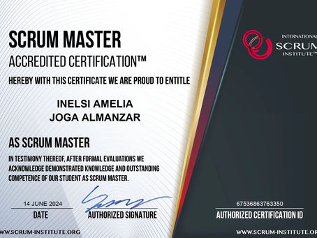 Scrum Master Accredited Certification
