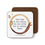 Thumbnail: Hardboard Back Coaster with Poem