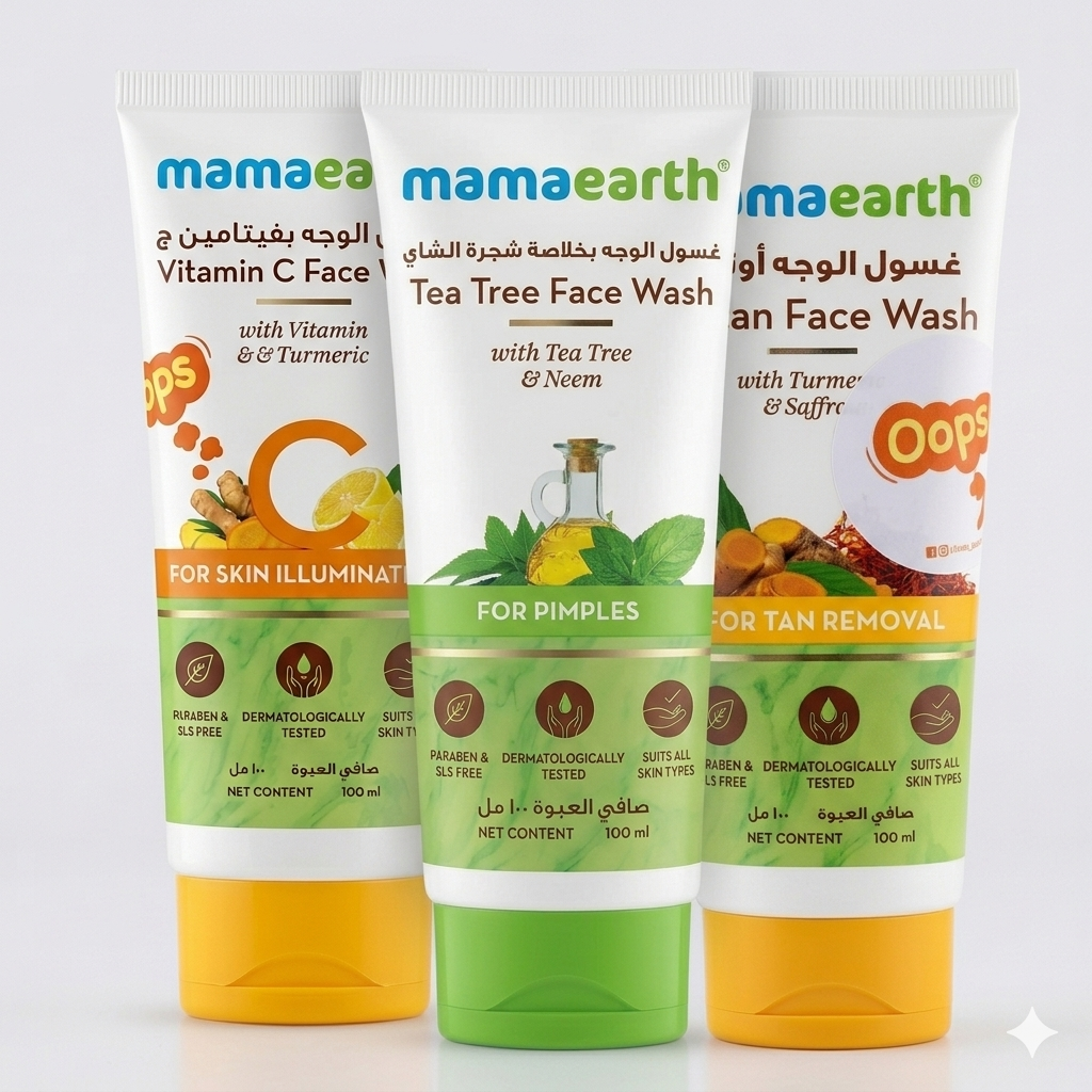 Mamaearth Face Wash Collection | غسولات وجه ماما إيرث