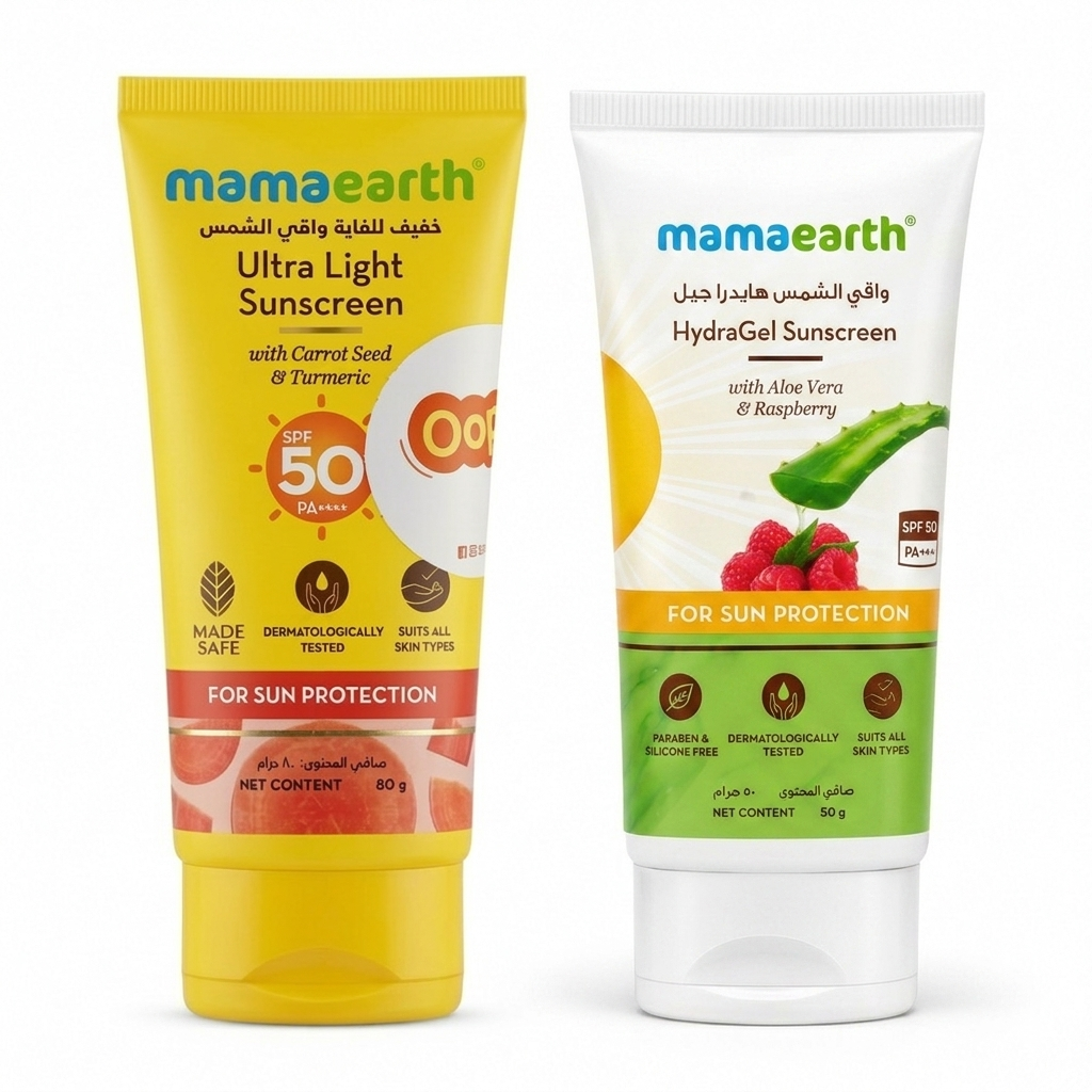 Mamaearth Sunscreen Collection | صن بلوك من ماما إيرث