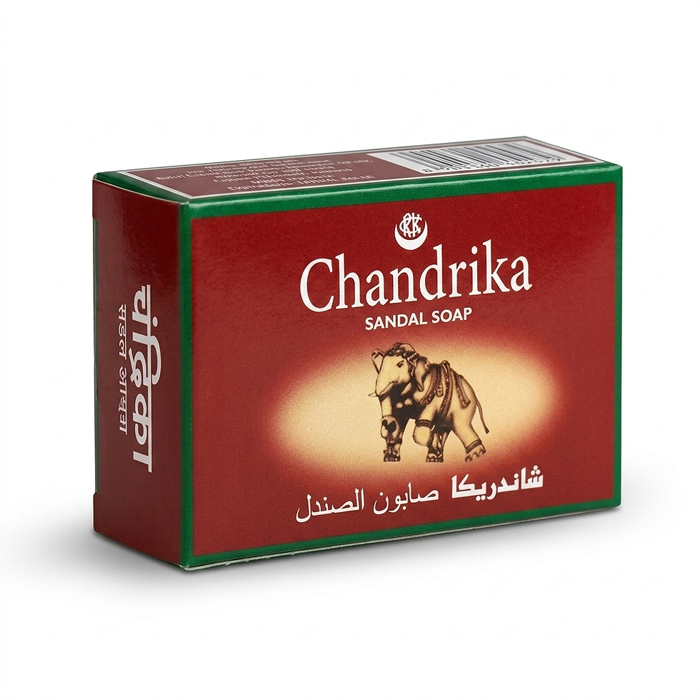 Thumbnail: Chandrika Ayurvedic & Sandalwood Soap | صابون شاندريكا الأيورفيدي والصندل