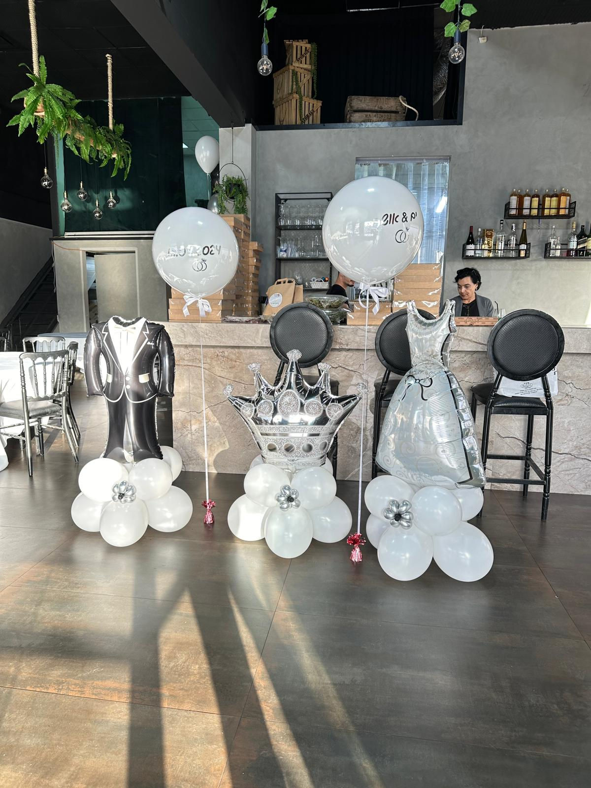 בלונים למקווה חתונה 