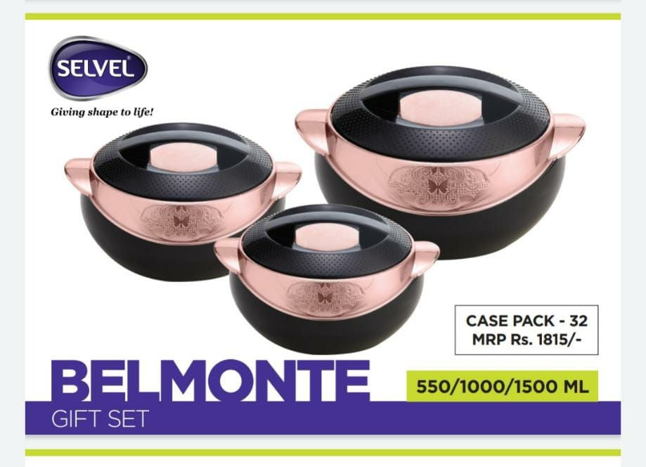 Belmonte Casserole Set Of 3