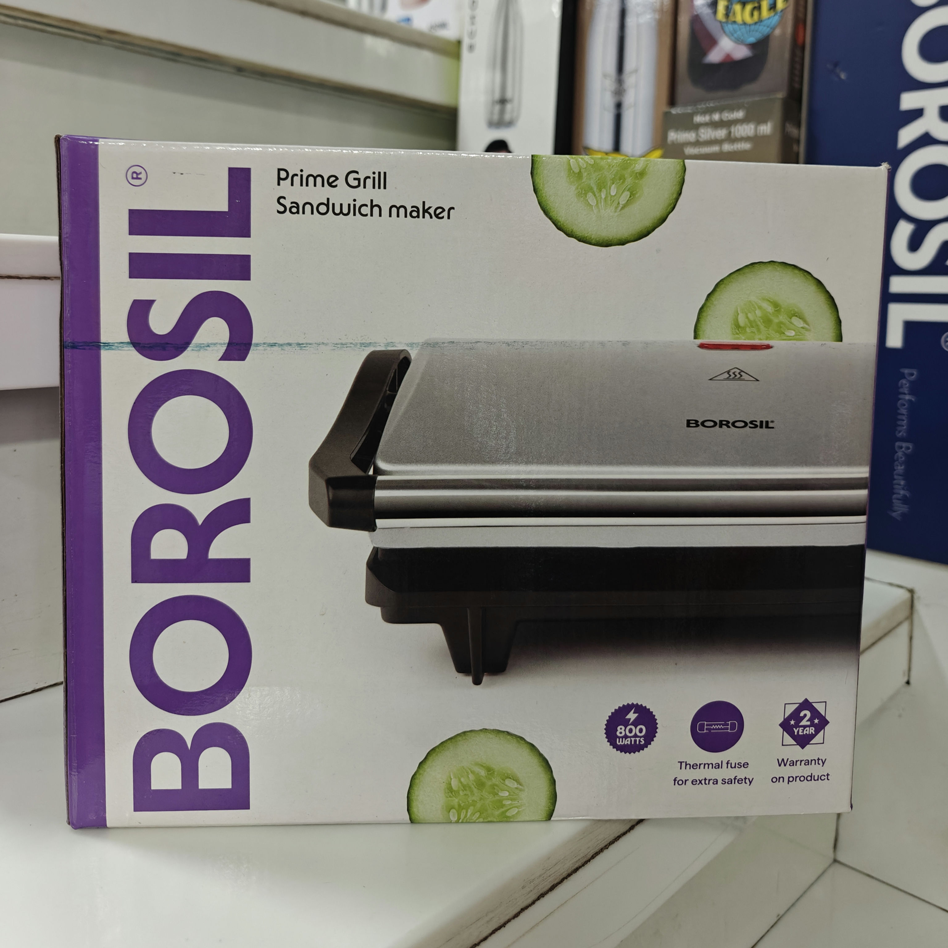 Borosil Prime Grill Sandwich Maker