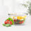 Thumbnail: TREO Glass Solid Mixing Bowl - Transparent