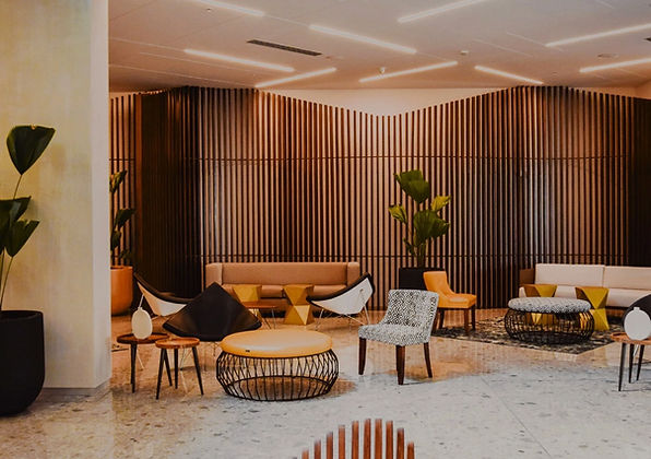 modern office lobby