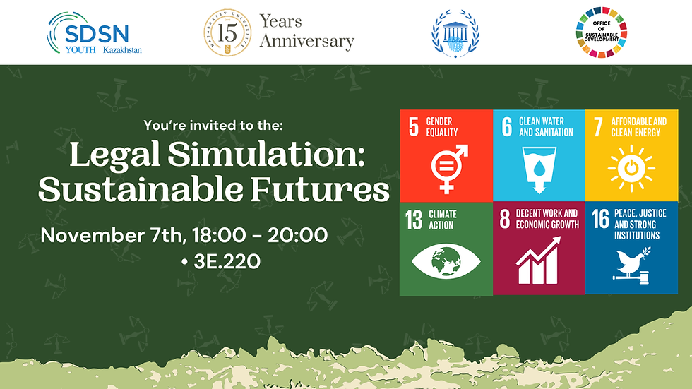 SDSN x LLC Legal Simulation: Sustainable Futures