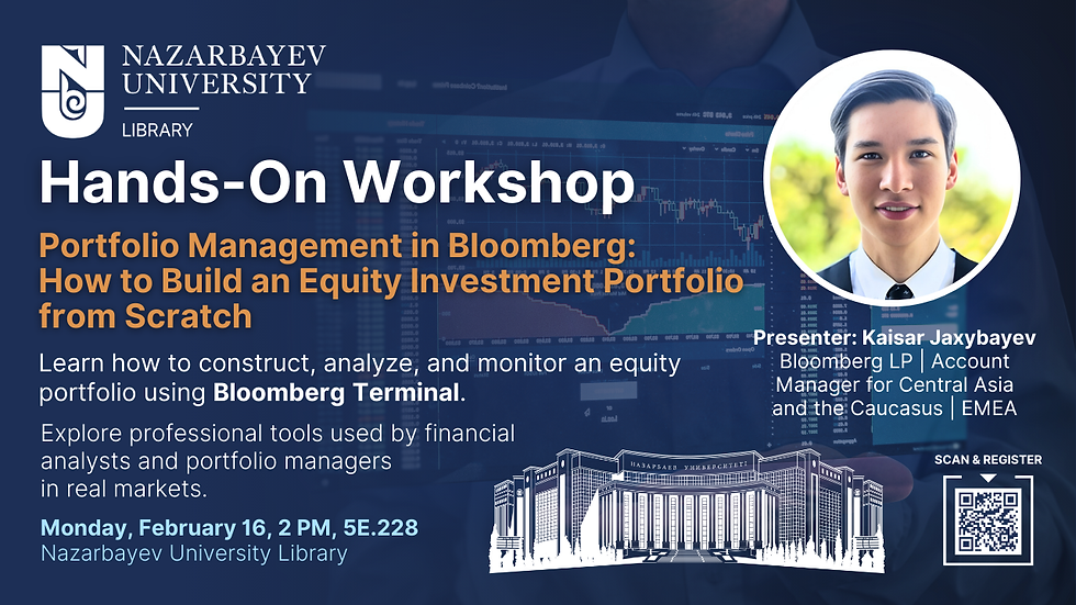 Portfolio Management in Bloomberg: How to Build an Equity Investment Portfolio from Scratch