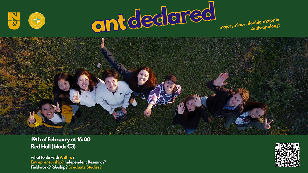 ANTDECLARED: a fun event celebrating World Anthropology Day