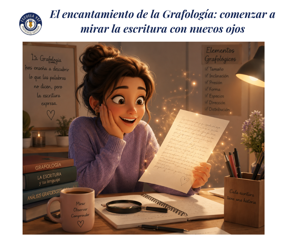 😍El encantamiento de la Grafología: comenzar a mirar la escritura con nuevos ojos
