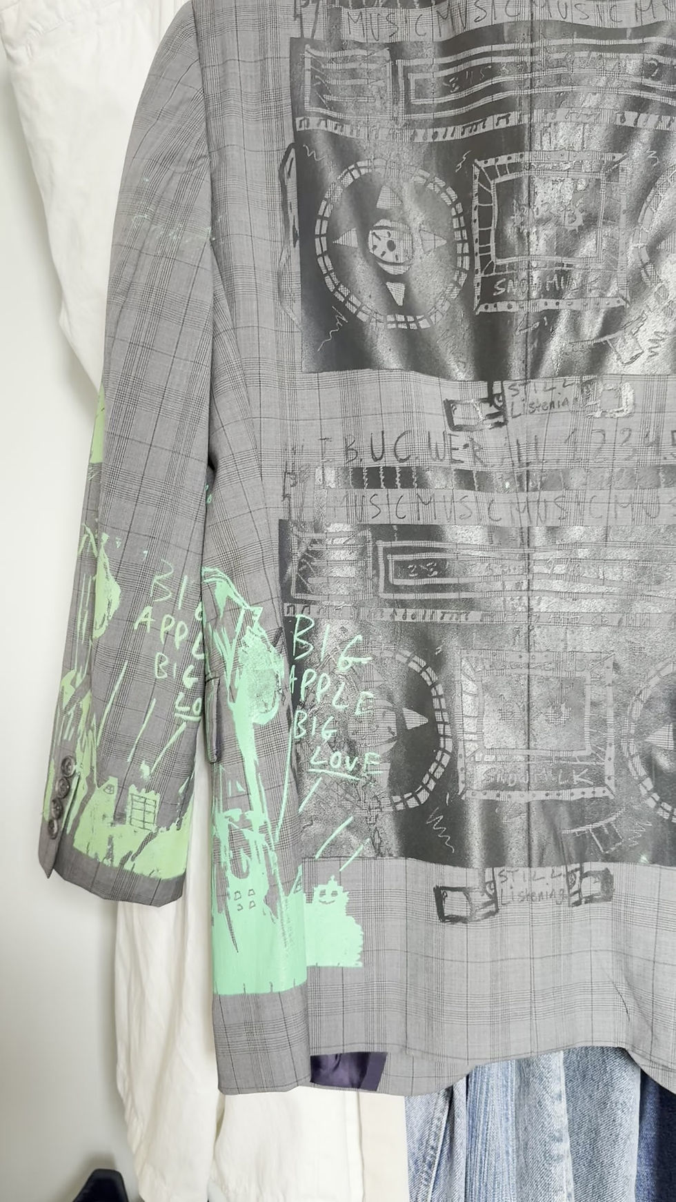 Thumbnail: Vintage Boom Box Still Listening Blazer by Snow Milk