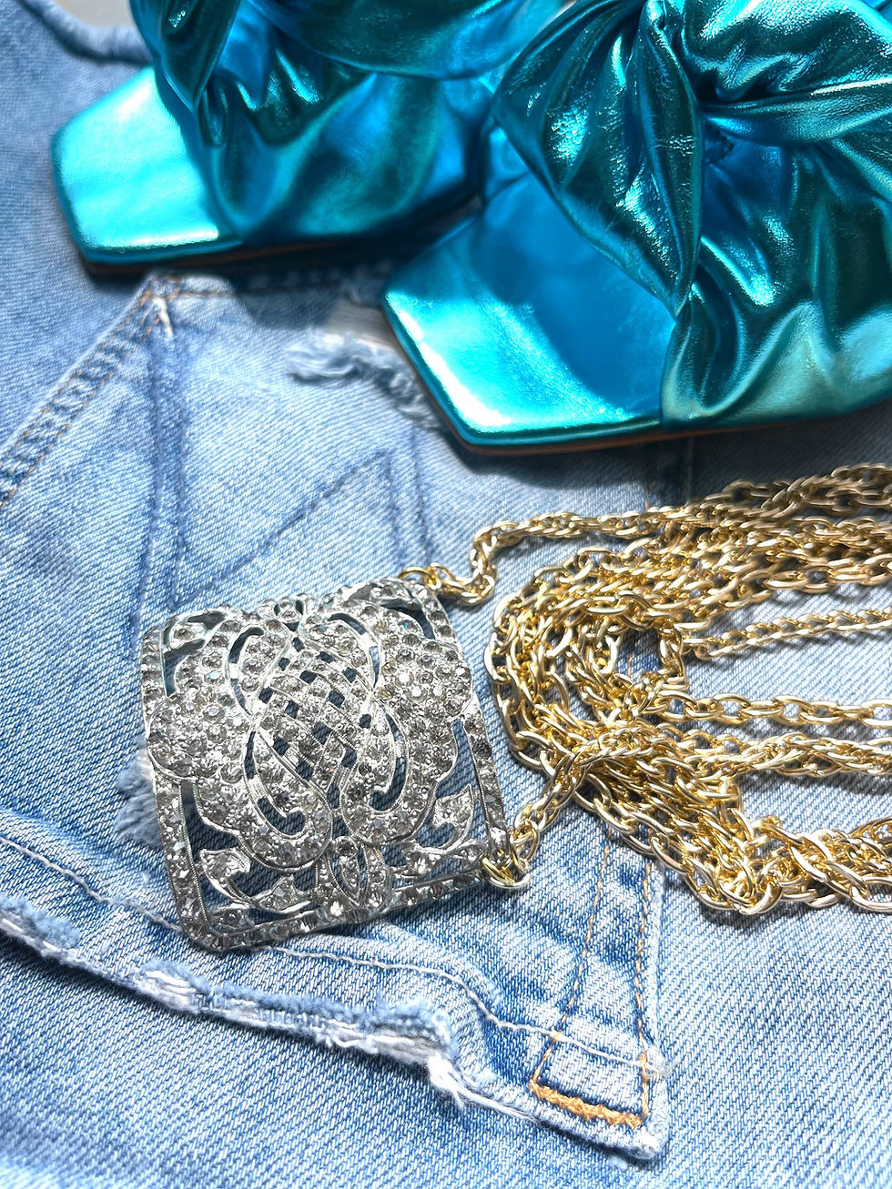 Thumbnail: Made in the Deep South 1920s Shoe Clip Necklace