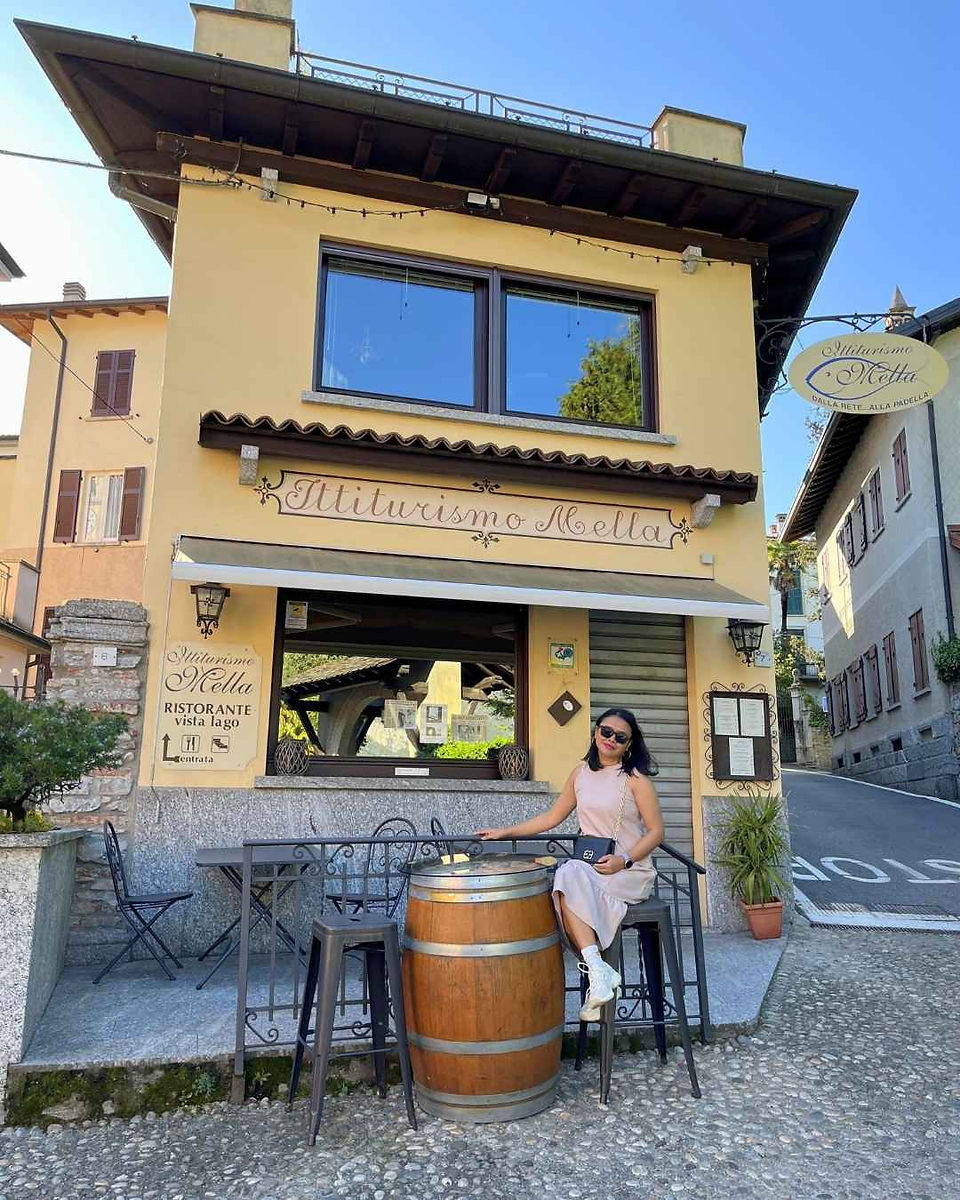 Travel with tarry laurensia lake como bellagio italy cafe
