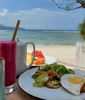 Travel with Tarry Laurensia staycation hotel pondok santi gili trawangan indonesia breakfa