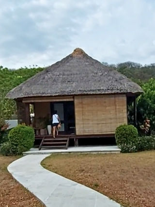 Staycation Pondok Santi Estate Luxury Stay in Gili Indonesia - Travel with Tarry Laurensia Front Villa