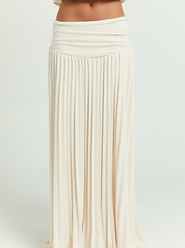 Perfect long white skirt from the Fit & Flawless wardrobe