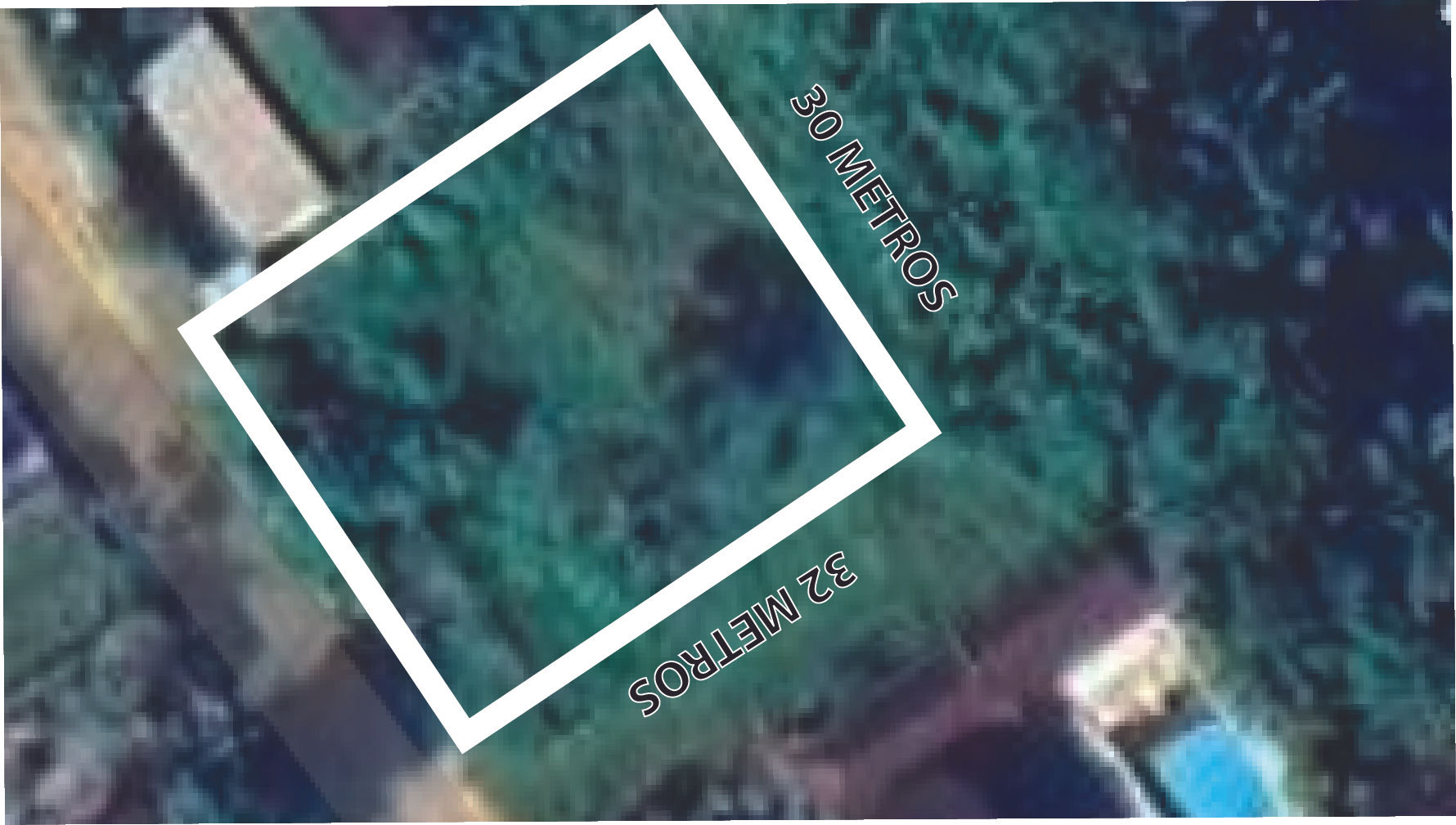 Terreno 960 m² (32 x 30), Sertão da Quina