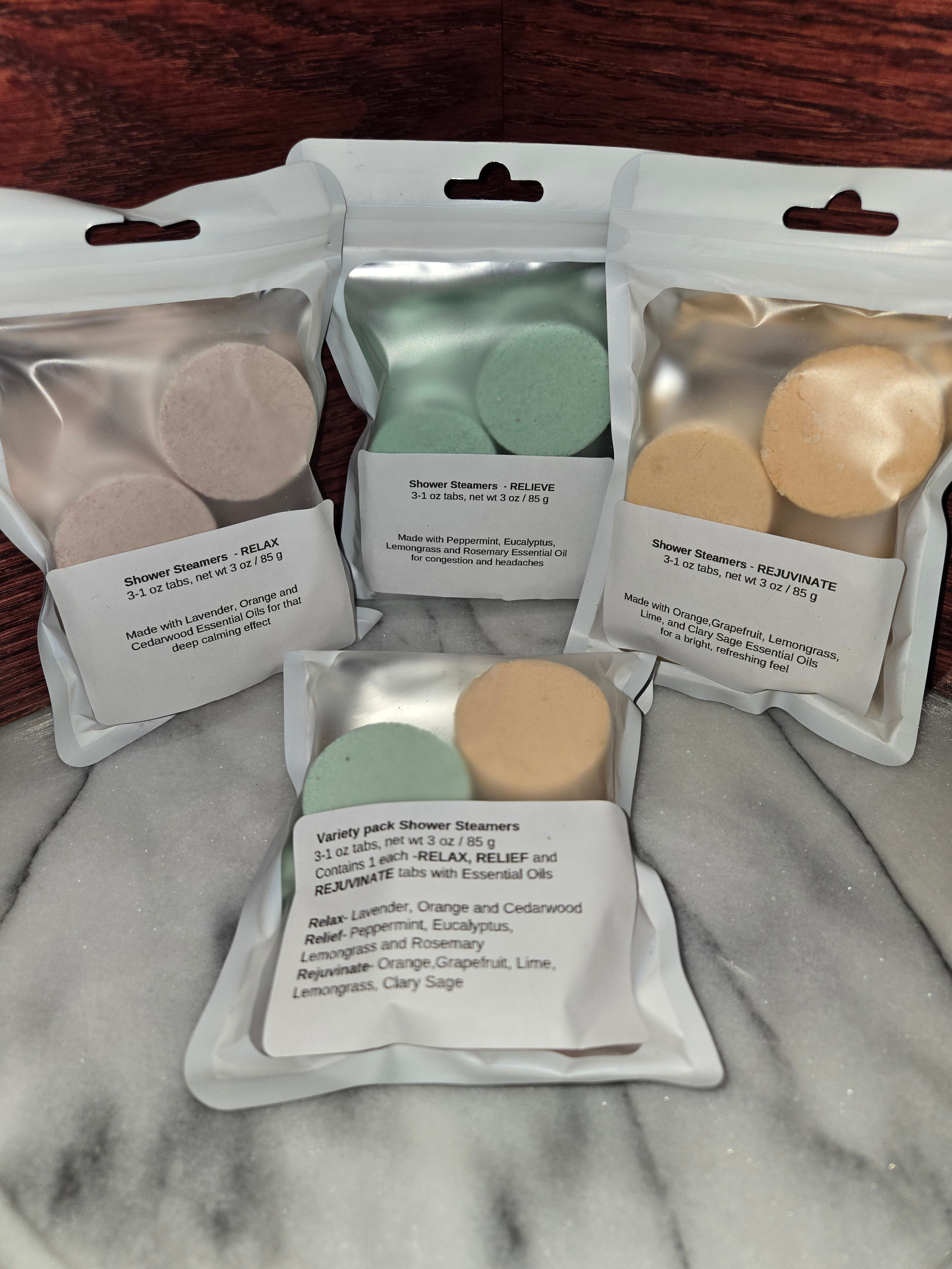 Shower Steamers, 3- 1 oz tabs
