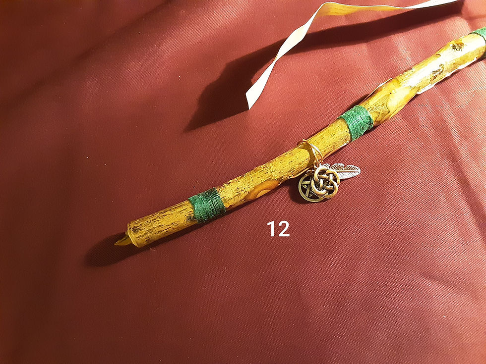 Thumbnail: Beautifully handmade wands crafted by grandad please click on image to see more