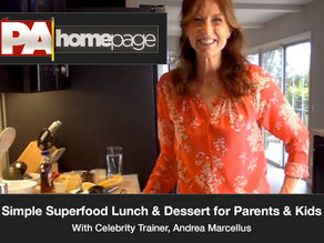 Simple Superfood Lunch & Dessert for Parents and Kids to Make Together