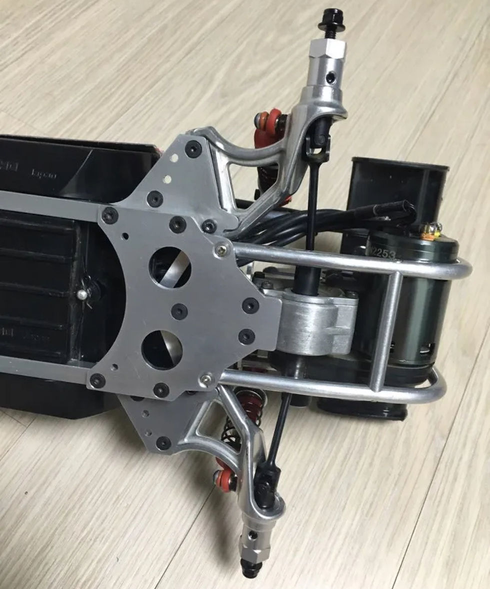 Thumbnail: kyosho tomahawk scorpion Long W/B Rear Plate Set (273mm/Alloy) made PGFactory 3T