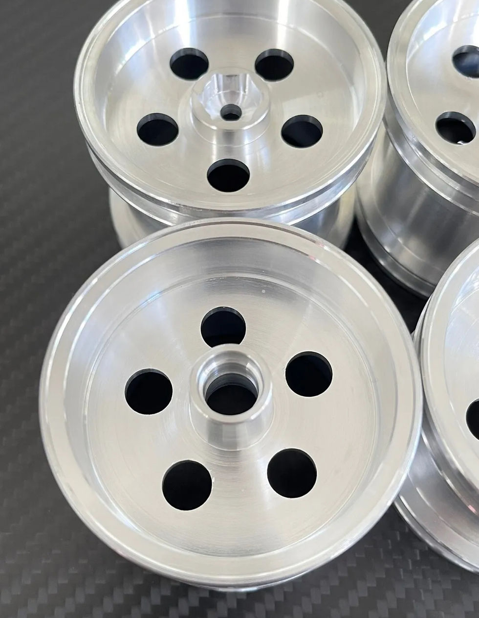Thumbnail: Tamiya blackfoot monster beetle Truck alloy  Wheel set  vintage sees style