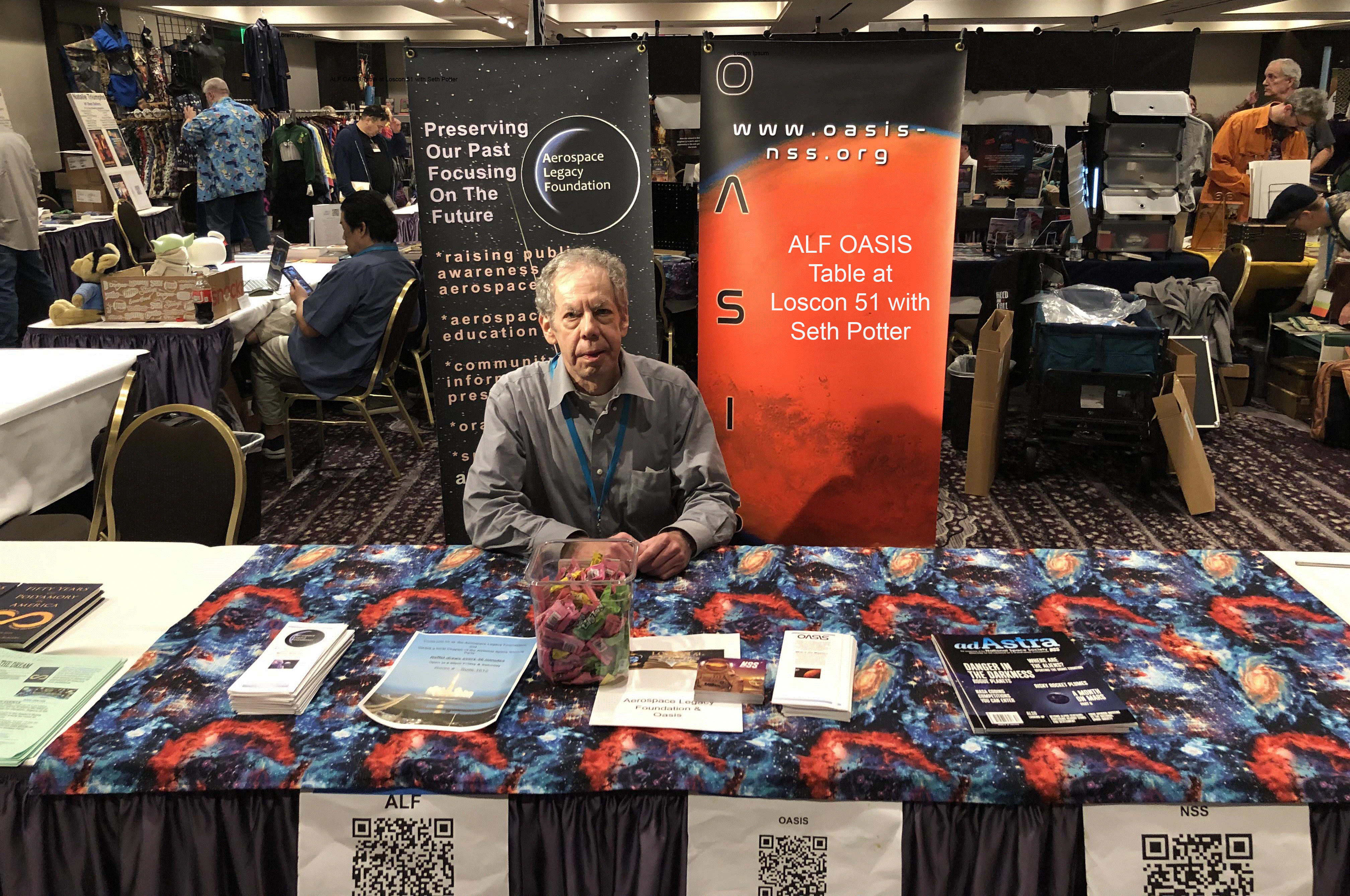 ALF OASIS Table at Loscon 51 with Seth Potter.gif