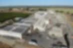 Aerial view of Feather River Cold Storage, a leading cold storage warehouse providing innovative cold storage solutions and sustainable practices.