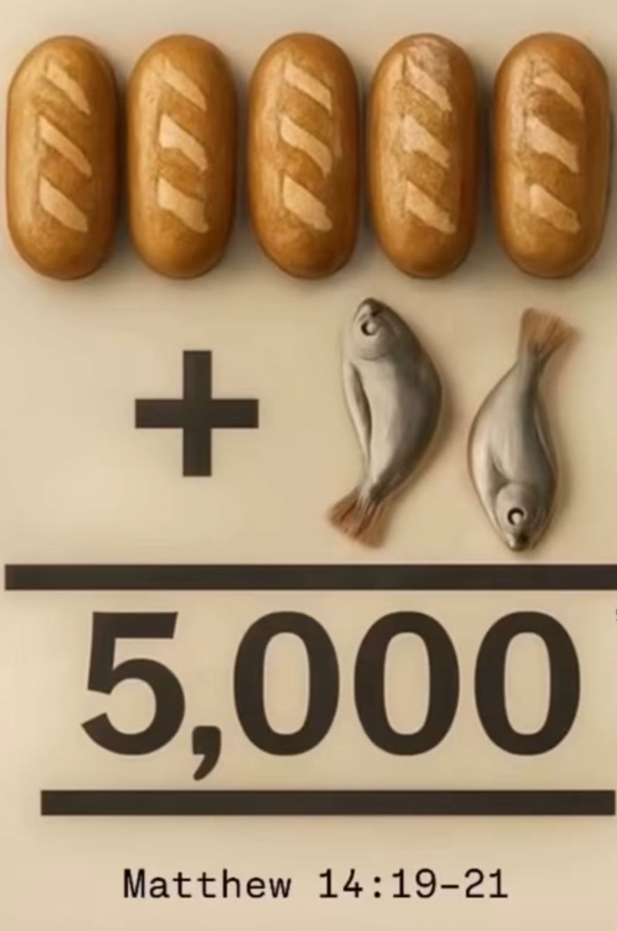 5 loaves + 2 fish
