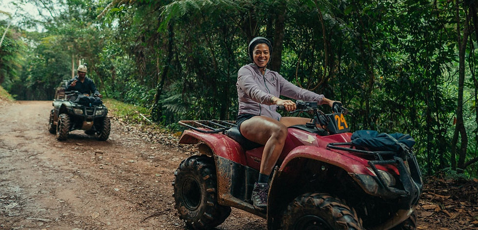 ATV a la cascada del Rey Maya