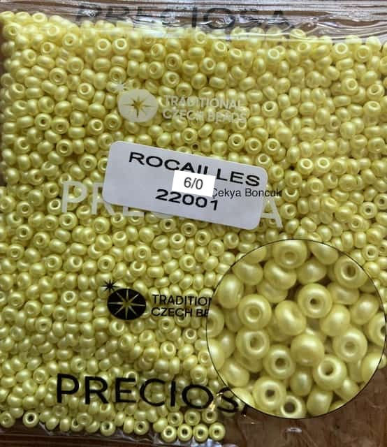 22001 6/0 Preciosa Ornela Kum Boncuk