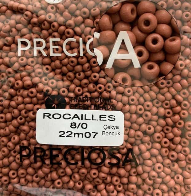 22M07 8/0 Preciosa Ornela Kum Boncuk