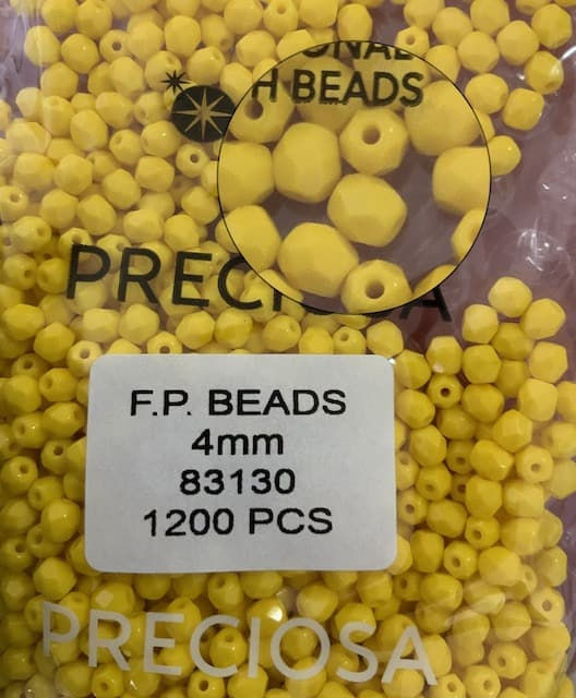 FP 4mm 83130-Preciosa Ornela FirePolished Boncuk