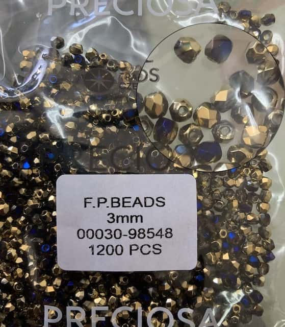 FP 3mm 00030-98548 100Adet Preciosa Ornela FirePolished Boncuk