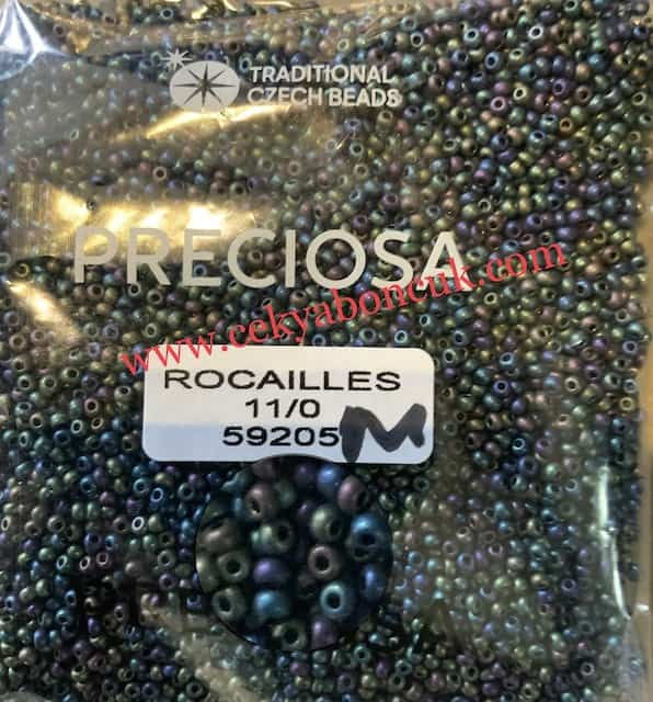 59205 11/0 Mat Preciosa Ornela Kum Boncuk