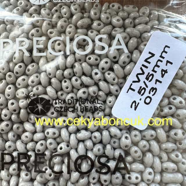 03141 2.5/5mm Preciosa Ornela Twin Boncuk