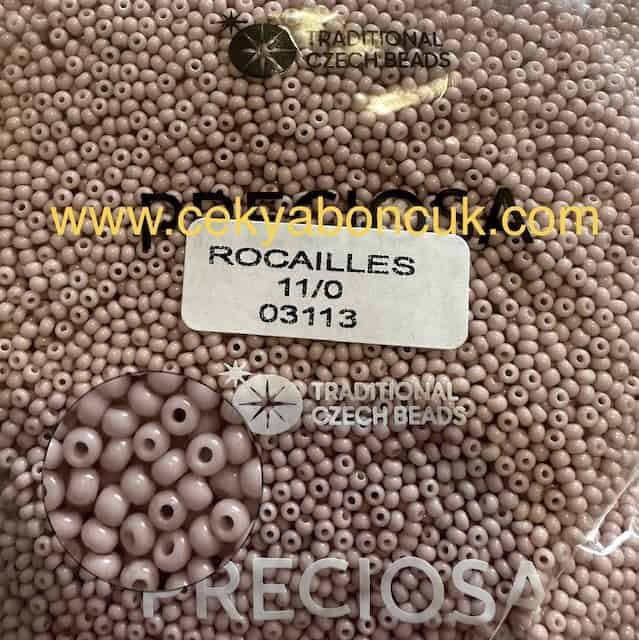 03113 11/0 Preciosa Ornela Kum Boncuk