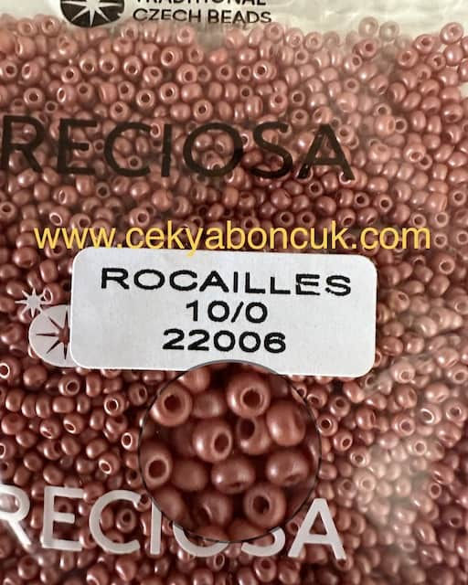 22006 10/0 Preciosa Ornela Kum Boncuk